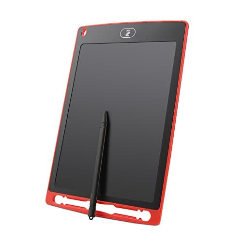 Hygge New LCD Writing Tablet, 8.5 Inch Electronic Drawing and Writing Board for Kids & Adults, Handwriting Paper Doodle Pad for School and Office with Magent Included Use as Fridge Board (Red)