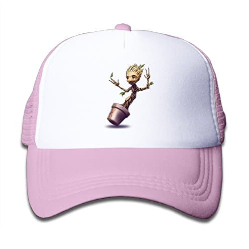 Marvel Guardians Of The Galaxy Groot Adjustable Mesh Hat One Size Pink