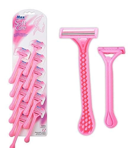 Red square Max Disposable Razor for Women -12 Pcs