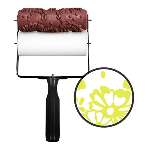 Rolling Robin Patterned Paint Roller Kit. Stencil For Creating Paint Patterns, Murals & Borders. Ideal Alternative To Wallpaper, Wall Decals & Stickers. Decorative Designs For Furniture, Nursery, etc