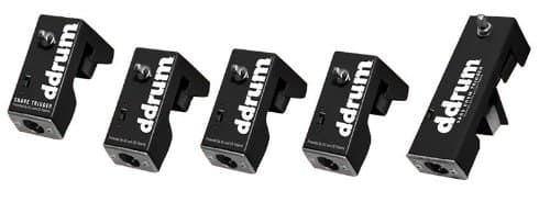Ddrums DRT Pro Triggers with 3 Tom, 1 Snare and 1 Kick Trigger
