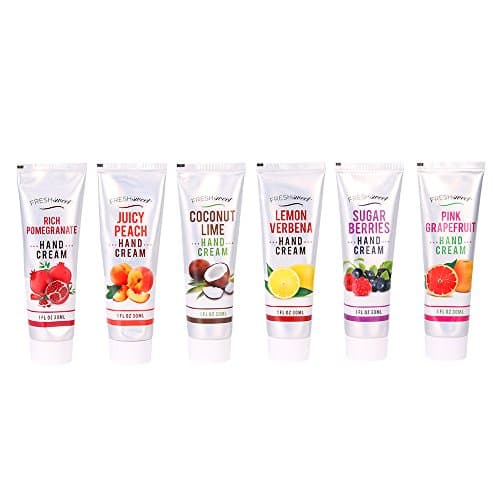 Fresh Sweet Hand Cream Collection 6 Piece set Luxury Set - Travel Gift Set