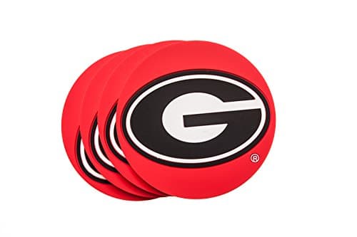 GEORGIA BULLDOGS 4-Pack NCAA PVC Coaster