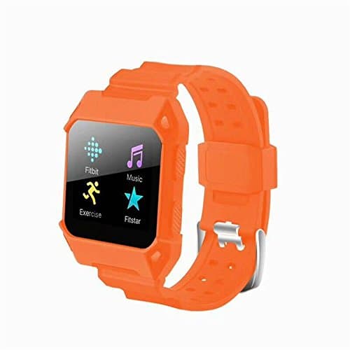 Houystory Fitbit Ionic Straps Soft Silicone Adjustable Replacement Sport Band Strap For Fitbit Ionic Smart Fitness Watch 6.7"-8.1