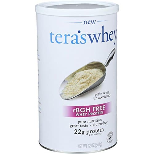 2Pack! Tera's Whey Protein - rBGH Free - Plain - Unsweetened - 12 oz
