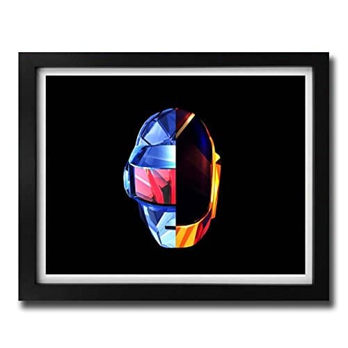 Box Prints Daft Punk poster music legend print black white framed art picture small large