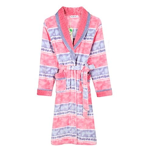Lady's long gown/flannel bathrobe-A XXL