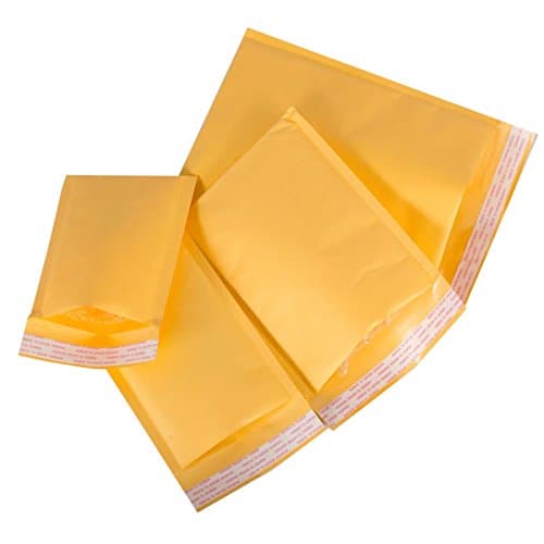 100 #0 6.5x9 "PMG" X-Wide Kraft Bubble Mailer Self Seal Padded Envelop 6.5" x 9"