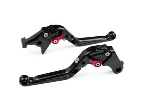 CTG Extendable Fold Folding Clutch Brake Levers for Buell 1125CR 2009-Black