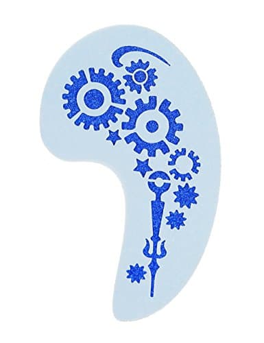 Steampunk Cogs Face Painting Crafting Card Making Stencil Approx 12cm x 8cm Washable and Reusable