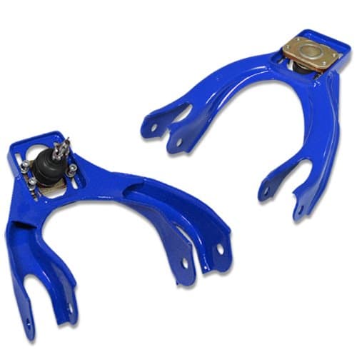 Honda Civic Performance Stainless Steel Adjustable Front Upper Camber Kit (Blue) - EG EH EJ