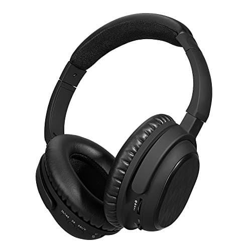 Active Noise Cancelling Bluetooth Headphones with Microphone, Wireless Over Ear ANC Studio Headset, HiFi Stereo Strong Bass Comfortable, Best 30H Playtime for TV Watching PC Computer Travel Aviation