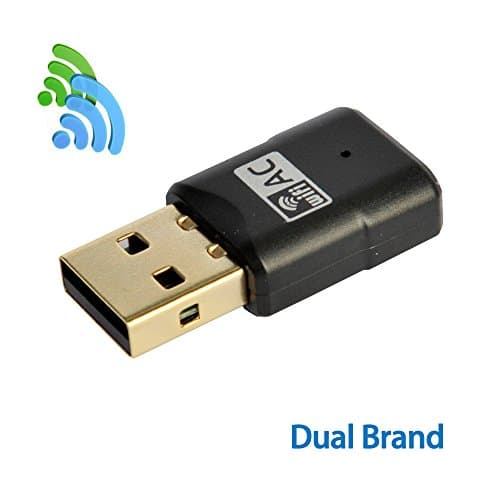 Mini USB Wifi Adapter ,600Mbps Wireless Adapter,Dual Band 2.4G/5G 600Mbps USB Wifi Dongle for Windows XP/Vista/7/8 /10/Linux/Mac OS 10.4-10.11