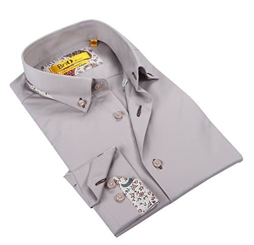 Men's Tailored fit Buttoned Down Dress Shirt