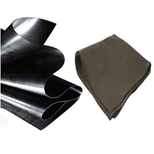 Anjon 26 ft. x 75 ft. 20 mil HDPE Pond Liner and Underlayment Combo for Koi Ponds and Commercial Lakes