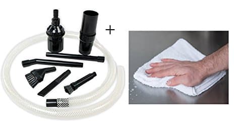 Micro Vacuum Attachment Kit - 7 Piece + Terry Cloth for Car