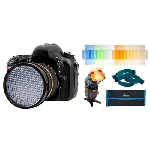 ExpoImaging ExpoDisc 77mm Pro White Balance Filter V2 and Rogue Flash Gels ColorCorrection Kit Bundle