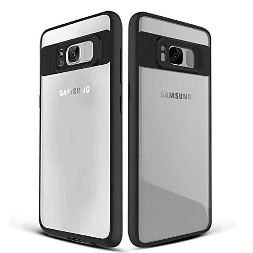 Galaxy S8+ Case,LJKEN Ultra Thin, High Definition Transparent Back Cover, Back Hard Panel, Soft Rubber Frame, Shock Protection Case For Samsung Galaxy S8 Plus 2017- Navy