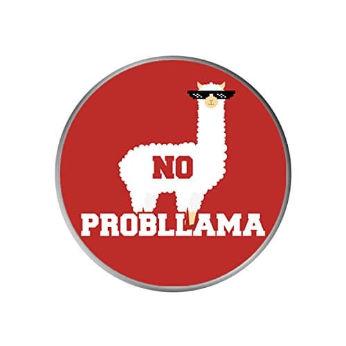 Expanding Pop Stand and Grip Socket for Phones or Tablet - Hold It - Funny Animal Always Be a Llama