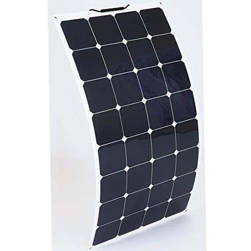 Semi-Flexible Bendable 100w 100 Watt Lightweight Solar Panel 12v Battery OffGrid - next day free shipping from U.S.