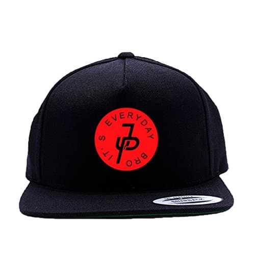 It's Every Day Bro Team 10 Red Logo Black Cap Hat One Size Snapback Team Ten