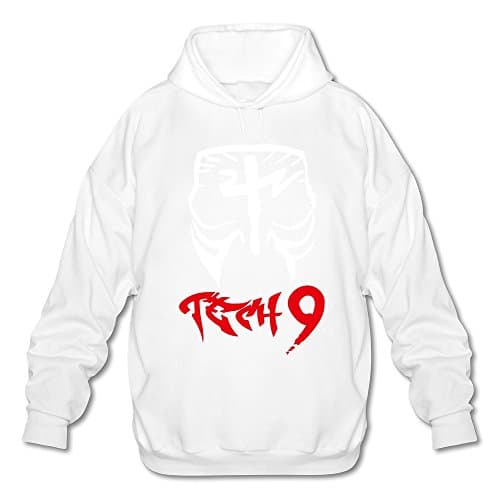 Men's Tech N9ne Face Logo Clothing L White