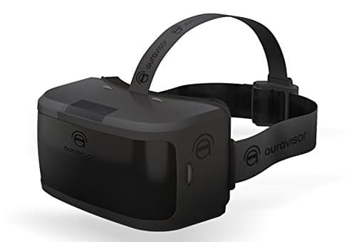 AuraVisor All-In-One Virtual Reality VR Goggles Headset - No Phone, Cables, or Computer Needed - Black - By Damson Audio