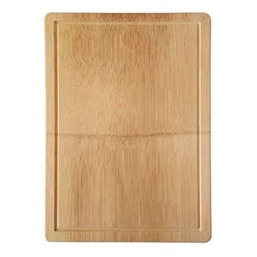 Bamboo Works Extra Large Bamboo Cutting Board – 18 x 12 Inches Wood Cutting Board with Drip Groove made of BPA Free Organic Bamboo – Perfect for Prepping Food, Meat, Vegetables, Cheese or Crackers
