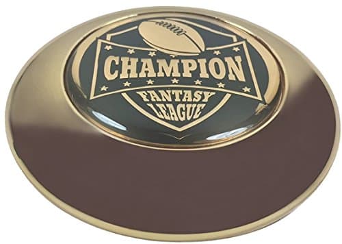 Fantasy Football Trophy Paperweight - Solid Metal!
