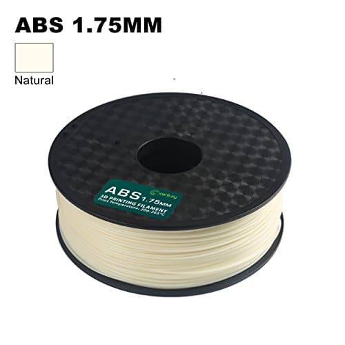 Century 3D ABS Printer Filament 1.75mm 1kg spool 2.2 pounds Dimensional Accuracy +/- 0.05 mm (Natural)