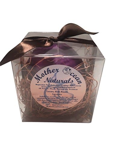 Bath Bomb Fizzy - Gift Box Single - SPECIAL INTRODUCTORY OFFER- Special Ultra Lush Moisturizing Skin Treatment and Muscle Relaxing Formula - 100% Guaranteed EXLarge 6.1oz (Lavender)