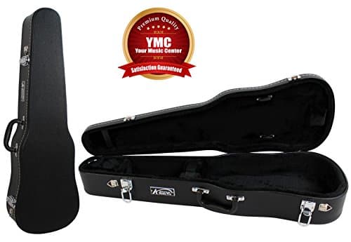 YMC 4/4 Full Size Violin Hard Case - Black Exterior