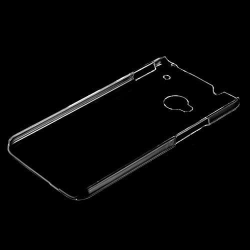 Clear Transparent Blank Snap-On Cover Hard Carrying Case for HTC One M7