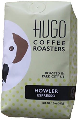 Hugo Coffee Howler Espresso Roasted Coffee Whole Bean - 12 oz