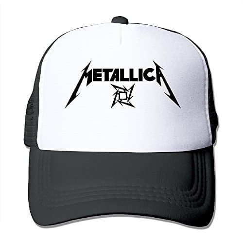 ITMEIAL Metallica Logo Mesh Cap Trucker Hat