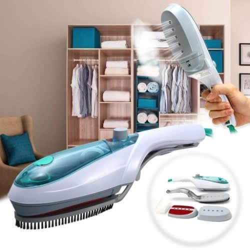Dashingzone Premium Quality 650 Watts Portable Handheld Garment Steamer for Clothes,New Mini Steam Iron Handheld Dry Cleaning Brush,Travel irons,Fabric Steamer, Steam Iron,Wrinkle Remover Steam Iron(Assorted Color)