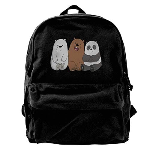 Cool We Bare Bears Travel Laptop Backpack College School Computer Bag For Women & Men