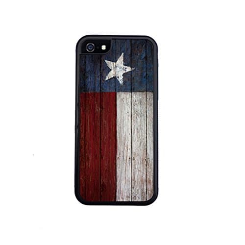 Texas Star case for iPhone 5 / 5s By Little Brick Press (Hard Silicone Rubber Case)