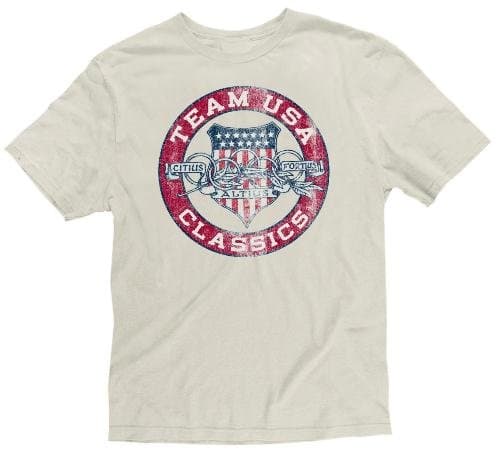 Genuine Stuff Team USA Olympic Games Retro Ring Classics Premium T-shirt