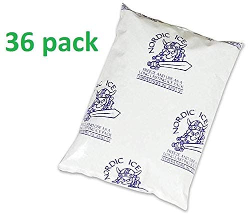 Nordic Ice NOR1003 Reusable Long-Lasting Gel Pack (Pack of 36)