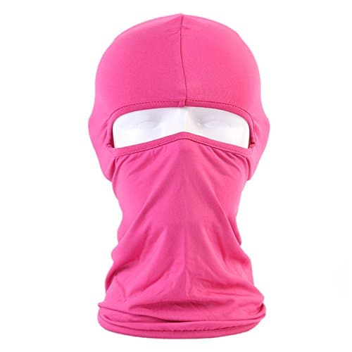 BCOCOB Ski Mask Balaclava - Windproof Mask Adjustable Face Headwear Warmer For Skiing,Bike,Cycling,Hiking,Protection Motorcycle Outdoor Sports (Pink)