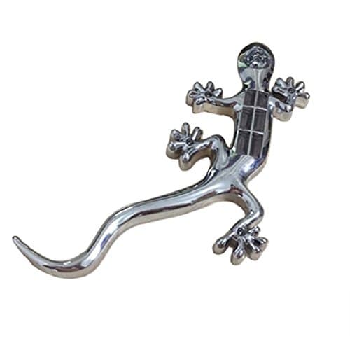 Anti-theft 3D emblem air at gecko type sticker LED light