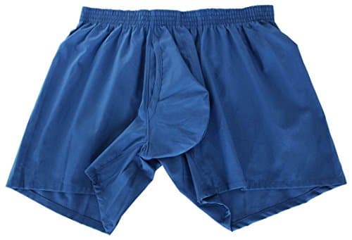 MSPEC Men's 3D-Crotch Breathable/Comfortable Boxers Majolica Blue L