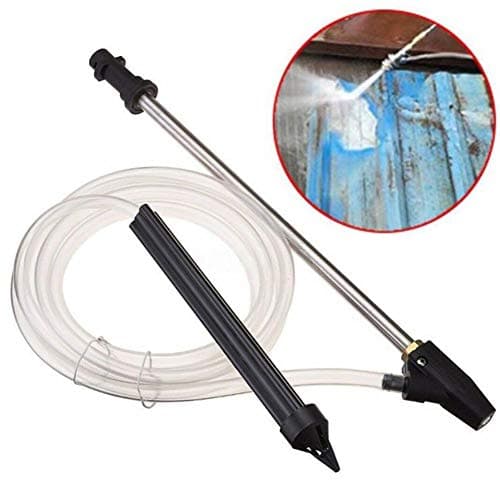 Sand Blasting Kit, High Pressure Washer Sand Blasting Sand Kit for Karcher K2-K7 Series, Professional Car with Hose Pressure Washer Wet Sand Blasting Kit