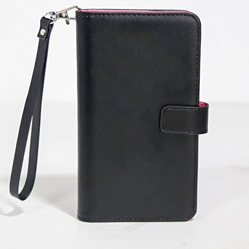 Samsung Galaxy S6 - Limited Edition Multi-Card Wallet Case with Wristlet (Classic Black)