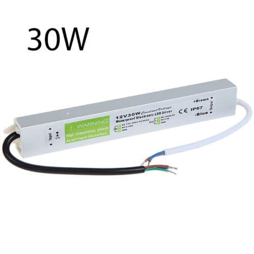 LED4Everything (TM) DC Power Supply Adapter Waterproof Transformer Converter 12V 30W LED Strip
