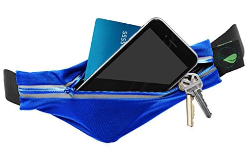 Foot Forward Running Belt iPhone 7 Plus 6s 6 5 Android Samsung - Absolutely No Bounce, Water Resistant, Exercise, Fuel, Water Belt! Runner Sports & Fitness Lightweight, Durable, Adjustable Waist Pack!