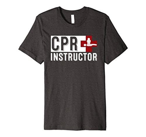 Mens C.P.R. AED Professional T-Shirt Medium Dark Heather