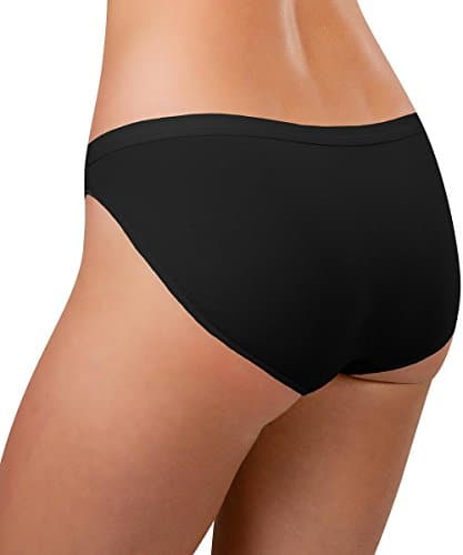 Knock out! Women's Cotton Bikini Large Black