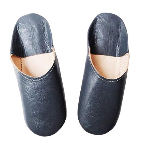 Dear Morocco Simple Babouche Sheepskin Slippers